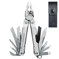 NEW LEATHERMAN SUPERTOOL 300 STAINLESS STEEL MULTI-TOOL & LEATHER SHEATH