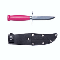 MORAKNIV SCOUT 39 PINK FIXED BLADE STAINLESS OUTDOOR KNIFE + SHEATH 12024