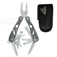 GERBER SUSPENSION 41471 Multi Tool Saw Multi Plier Knife Scissors Screwdriver Stainless Steel