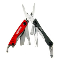 GERBER STAINLESS STEEL DIME RED MULTI TOOL PLIER SCISSORS KNIFE 31-001040