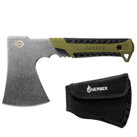 NEW GERBER PACK HATCHET FLAT SAGE STAINLESS STEEL AXE 31003482