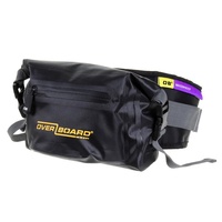 OVERBOARD 2 LITRE PRO LIGHT WATERPROOF BLACK WAIST PACK