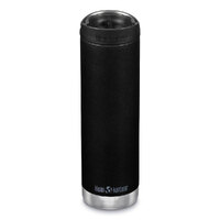 KLEAN KANTEEN 20oz 592ml Insulated TKWIDE SHALE BLACK W/ Cafe Cap Water Bottle
