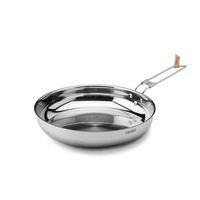 NEW PRIMUS STAINLESS STEEL CAMPFIRE 25CM FRYING PAN WP738000