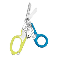 Leatherman Raptor Rescue Folding Medical Shears + Holster Blue and Yellow