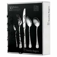 Stanley Rogers 30 Piece Stainless Steel Bolero Cutlery Set 30pc