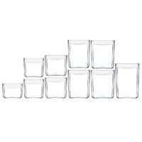 NEW CLICKCLACK 10pc AIR TIGHT PANTRY STARTER CONTAINER SET 10 PIECE