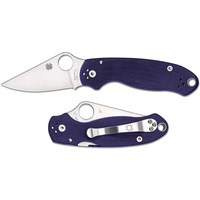 New PARA MILITARY 3 3CPM Plain Blade Folding Knife BLUE S110V C223PCBL Save!