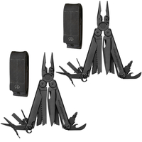 NEW LEATHERMAN 2 X WAVE + PLUS BLACK MULTI-TOOL & MOLLE SHEATH