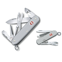 NEW VICTORINOX CLASSIC SD + PIONEER X SILVER ALOX SWISS ARMY KNIFE COMBO