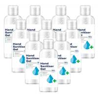 IN STOCK 10 Pack x 60ml High Grade 75% Ethanol Anti-bacterial Instant Hand Sanitiser kill germs