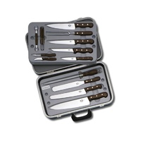 VICTORINOX SMALL CHEFS CASE OF KNIVES ROSEWOOD HANDLES FREE POSTAGE 5.4914