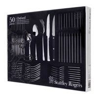 Stanley Rogers 50pc Oxford Stainless Steel Cutlery Set 50 Piece