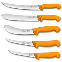 Victorinox Swibo 5 piece Butcher Breaking Skinning Boning Knife Set 5pc