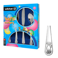 Wiltshire 4 Piece Stainless Steel Puppy Cutlery Set 4pc 