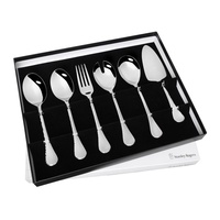 STANLEY ROGERS 6 PIECE STAINLESS STEEL BOLERO HOSTESS SERVING SET 6PC