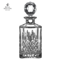 Royal Doulton Highclere Premium Crystal Square Spirit Decanter | 800ml