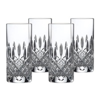 Royal Doulton Highclere Premium Crystal Highball Tumbler 390ml - Set Of 4 Glasses