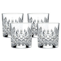 Royal Doulton Highclere Premium Crystal Whiskey Tumbler 300ml - Set Of 4 Glasses