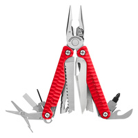 LEATHERMAN CHARGE + PLUS G10 RED MULTITOOL W/ WIRE CUTTERS & NYLON SHEATH