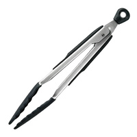 OXO GOOD GRIPS 9" / 23CM STAINLESS STEEL KITCHEN TONGS WITH SILICONE HEAD