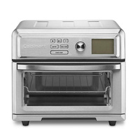 NEW CUISINART EXPRESS LCD DIGITAL OVEN AIR FRYER STAINLESS 17L 40CM