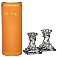 New Waterford Crystal Giftology Lismore 10cm Candlestick Pair