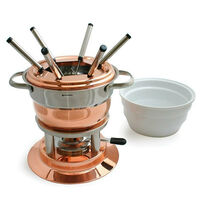 Swissmar Lausanne Copper 11 Piece Fondue Set 11pc