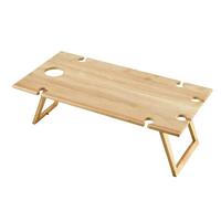STANLEY ROGERS TRAVEL RECTANGLE FOLDING PICNIC TIMBER 75x38x25cm TRAVEL WINE