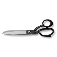 VICTORINOX TAILORS SCISSORS FINE POLISH BLACK VARNISH HANDLES 26CM 8.1119.26