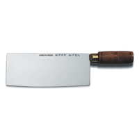 DEXTER TRADITIONAL 20X8CM CHINESE CHEFS 8" KNIFE W/ HIGH CARBON STEEL BLADE