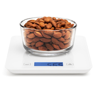 CLICKCLACK EQUIP DIGITAL 5KG DIGITAL KITCHEN SCALE | WHITE