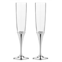 VERA WANG BY WEDGWOOD INFINITY TOASTING CHAMPAGNE FLUTE 2PC SET 175ML SET OF 2