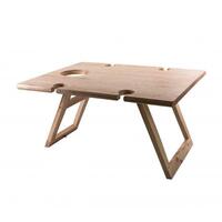 Peer Sorensen Folding Picnic / Wine Table Rubberwood 48 x 38cm