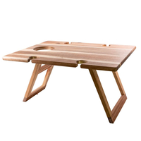 Peer Sorensen 48 x 38cm Timber Folding Picnic Table Rectangle | Acacia Wood