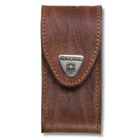 NEW VICTORINOX SWISS ARMY KNIFE LEATHER POUCH 5-8 LAYERS | BROWN