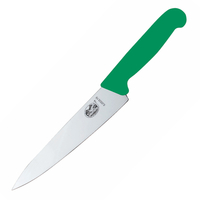 NEW VICTORINOX FIBROX HANDLE COOKS & CHEF KNIFE - 19CM GREEN
