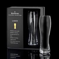 Waterford Crystal Elegance Lager Pair 580ml - Set Of 2