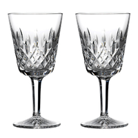 Waterford Crystal Lismore Classic Goblet Pair 8oz | Set of 2