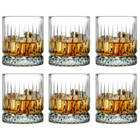 Pasabahce Elysia Whiskey Glass Tumbler 355ml | Set of 6