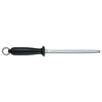 Victorinox Round Fine Cut 20cm Knife Sharpening Steel | Black 7.8013
