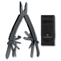 Victorinox Swiss Tool Spirit SPMXBS One Hand Opening Multi-Tool + Pouch | Black 35319