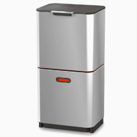 Joseph Joseph Totem Max Waste Separation 60L Bin Stainless 30060