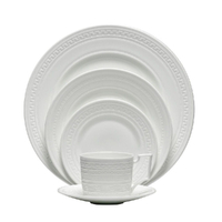 Wedgwood Intaglio 5pc Place Setting Set of 5 | White