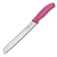 Victorinox Serrated Edge Bread Knife 21cm Pink 6.8636.21L5B
