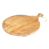 Davis & Waddell 36 x 47 x3.5cm Mango Wood Provence Round Serving Board