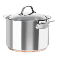 Chasseur Le Cuivre Stock Pot with Lid 24cm / 7.6L Stainless Steel