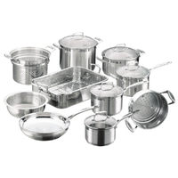 Scanpan Impact Stainless Steel 10 Piece Cookware Set 