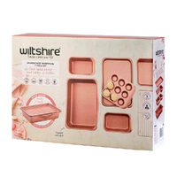 Wiltshire Rose Gold Smart Stack 7 Piece Bakeware Pack 7pc