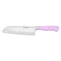 Wusthof Classic Santoku with Hollow Edge Knife 17cm Purple Yam